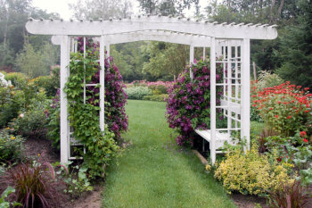 Relaxing perennial gardens