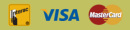 Visa, MasterCard, Interac logos